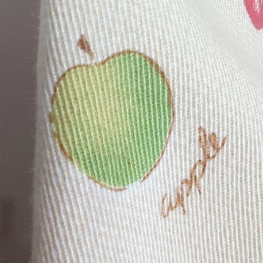 Vintage 90's OshKosh Apple Orchard Cherry‎ Daisy Baby Overalls 6-9 Months RARE
